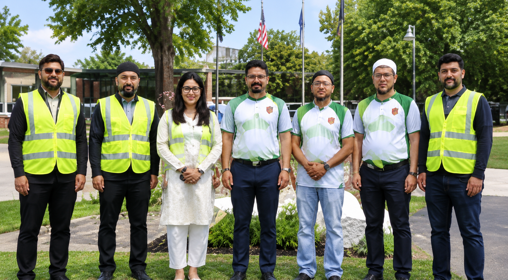 GMAP community members participating in a community service activity